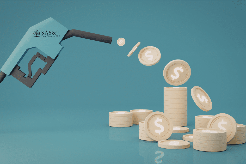 withdrawing money from the company Sas&co